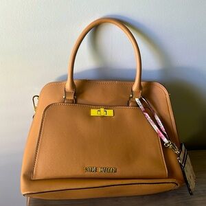 Steve Madden Tan Handbag with ID holder